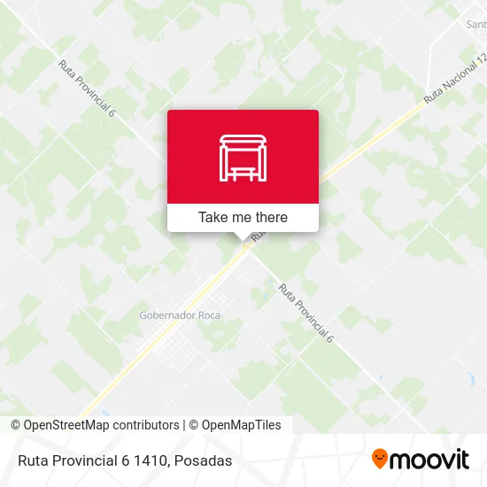 Ruta Provincial 6 1410 map