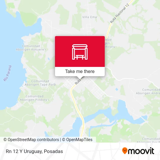 Rn 12 Y Uruguay map