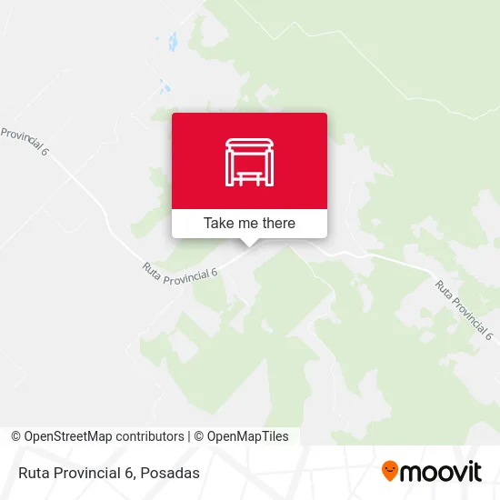 Mapa de Ruta Provincial 6