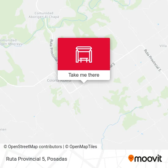 Mapa de Ruta Provincial 5