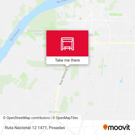 Ruta Nacional 12 1471 map