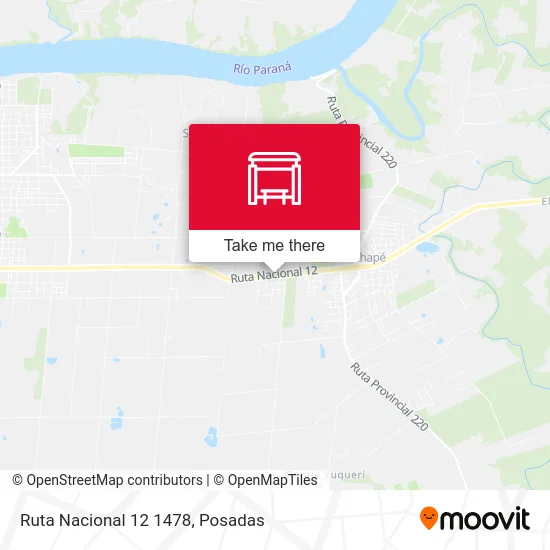 Ruta Nacional 12 1478 map