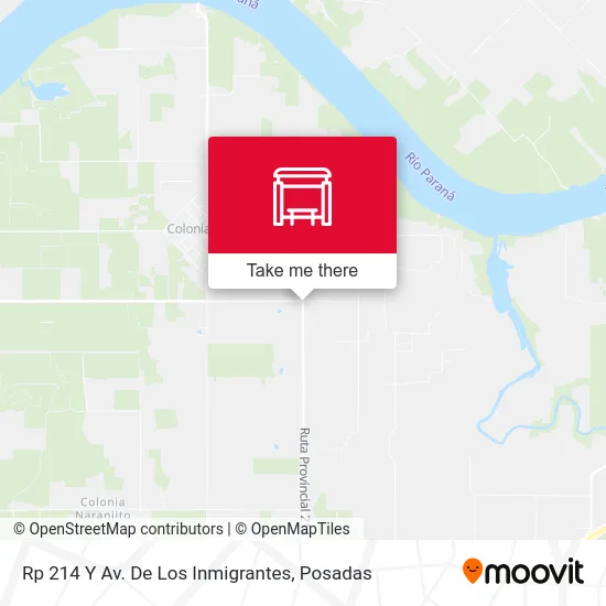 Rp 214 Y Av. De Los Inmigrantes map