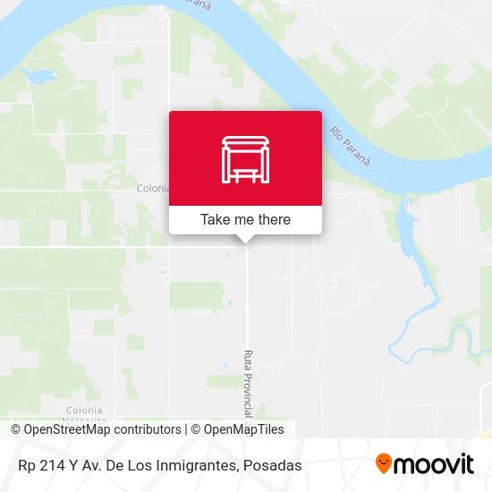 Rp 214 Y Av. De Los Inmigrantes map