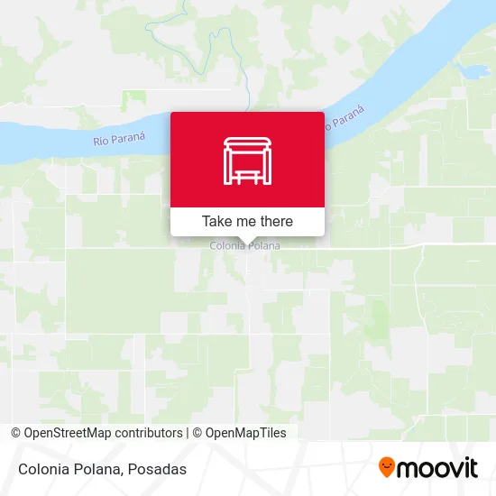 Colonia Polana map