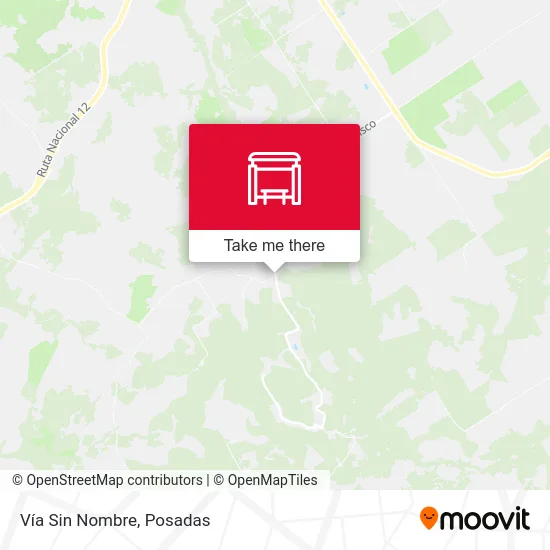 Vía Sin Nombre map