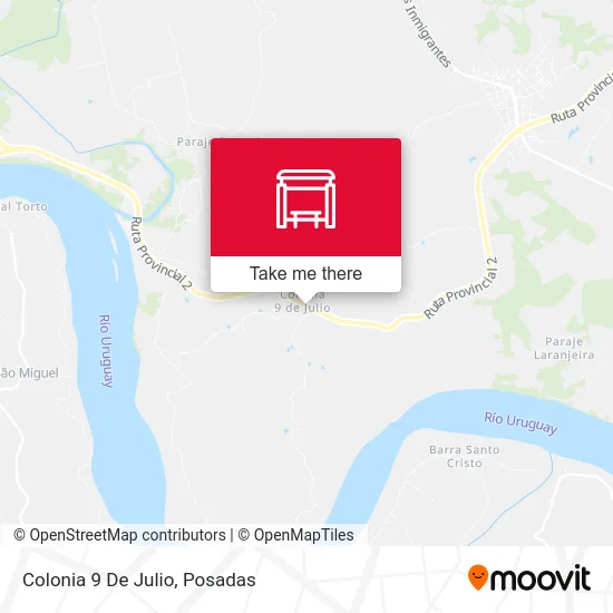 Colonia 9 De Julio map