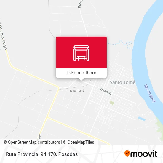 Mapa de Ruta Provincial 94 470