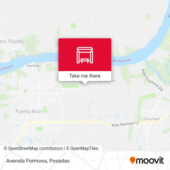 Avenida Formosa map