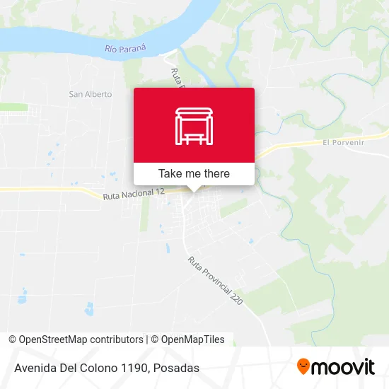 Avenida Del Colono 1190 map