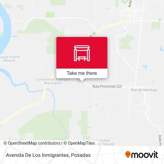 Avenida De Los Inmigrantes map