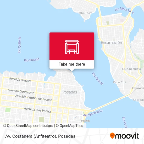 Av. Costanera (Anfiteatro) map