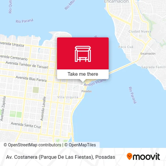 Av. Costanera (Parque De Las Fiestas) map