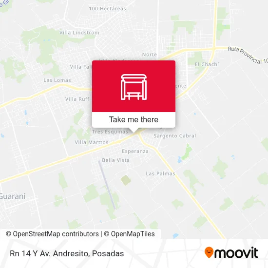 Rn 14 Y Av. Andresito map