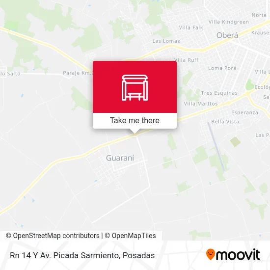 Rn 14 Y Av. Picada Sarmiento map