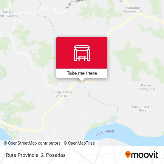 Mapa de Ruta Provincial 2