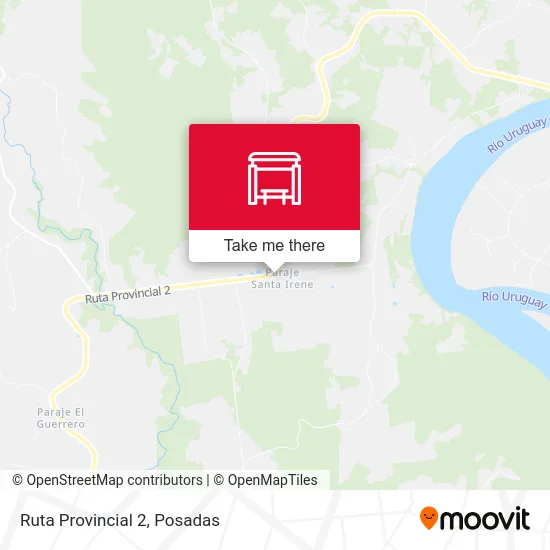 Mapa de Ruta Provincial 2