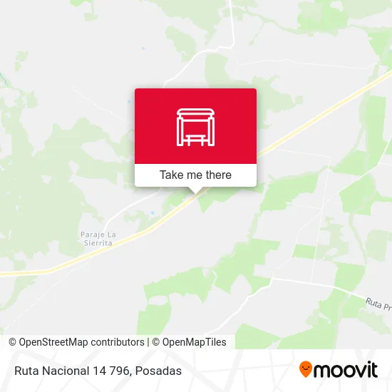Ruta Nacional 14 796 map