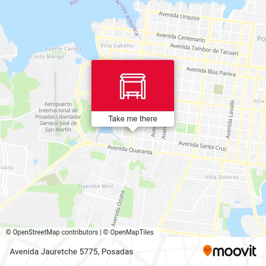 Avenida Jauretche 5775 map