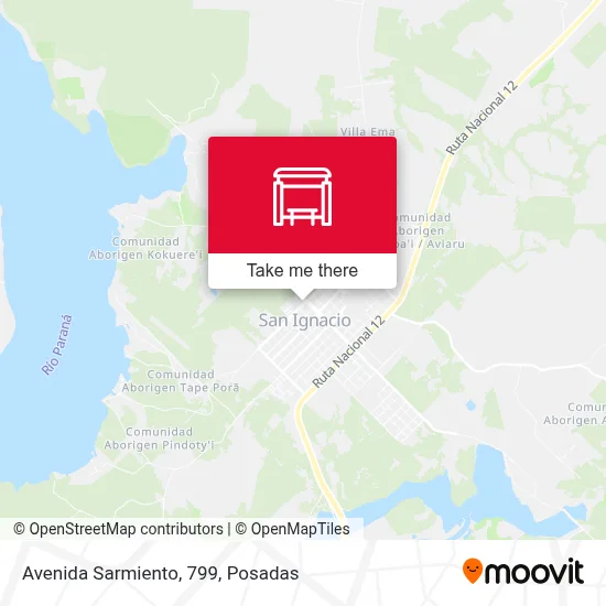 Avenida Sarmiento, 799 map