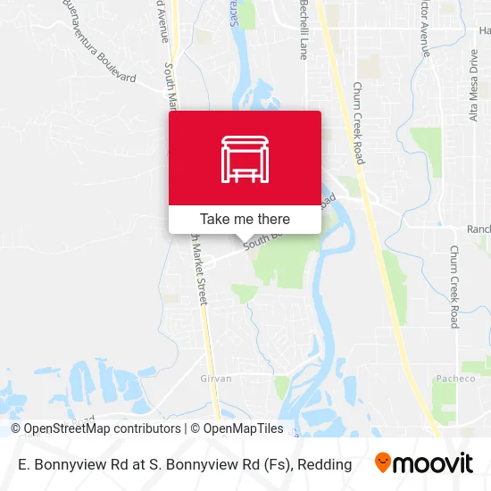 Mapa de E. Bonnyview Rd at S. Bonnyview Rd (Fs)