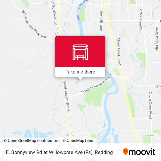 Mapa de E. Bonnyview Rd at Willowbrae Ave (Fs)