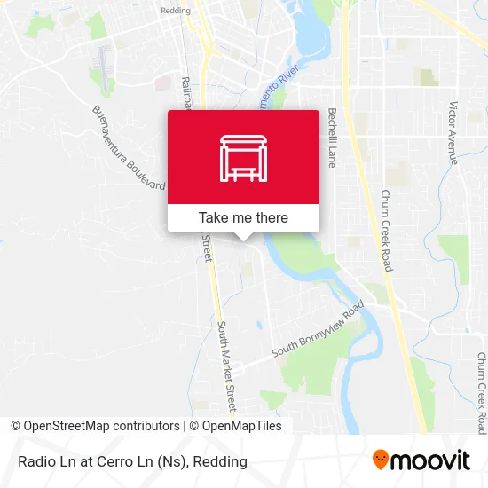 Mapa de Radio Ln at Cerro Ln (Ns)