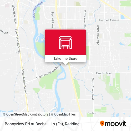 Mapa de Bonnyview Rd at Bechelli Ln (Fs)