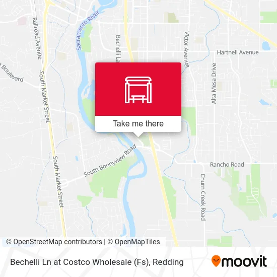Mapa de Bechelli Ln at Costco Wholesale (Fs)