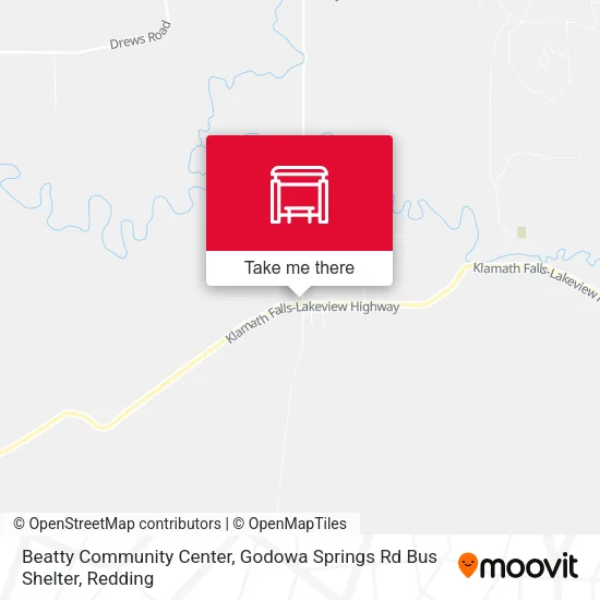 Mapa de Beatty Community Center, Godowa Springs Rd Bus Shelter