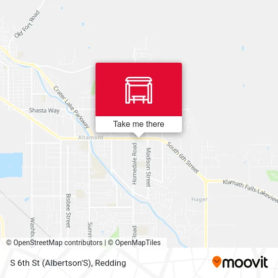 Mapa de S 6th St (Albertson'S)