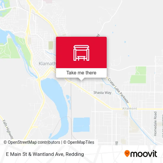 Mapa de E Main St & Wantland Ave