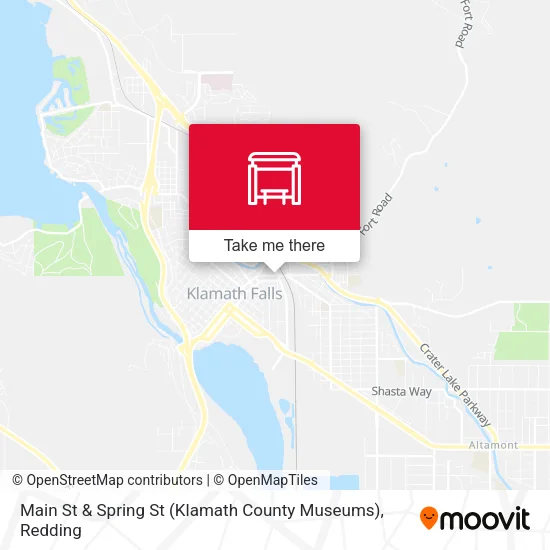 Mapa de Main St & Spring St (Klamath County Museums)
