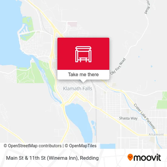 Main St & 11th St (Winema Inn) map