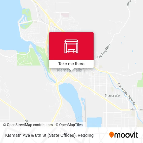 Mapa de Klamath Ave & 8th St (State Offices)