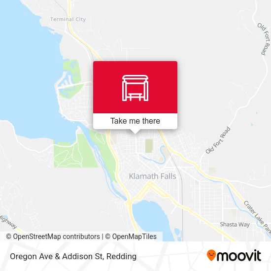 Mapa de Oregon Ave & Addison St