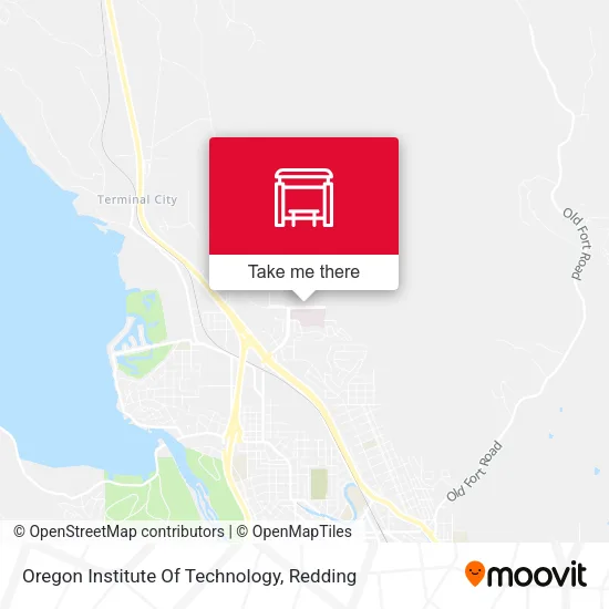 Mapa de Oregon Institute Of Technology