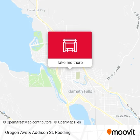 Mapa de Oregon Ave & Addison St