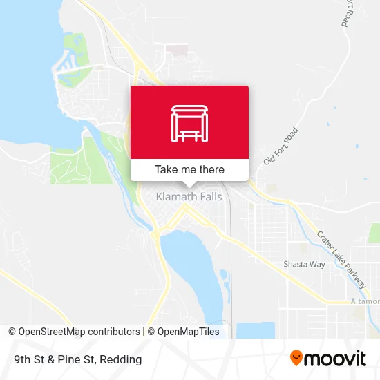 9th St & Pine St map