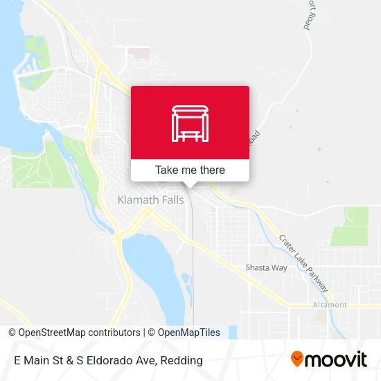 Mapa de E Main St & S Eldorado Ave