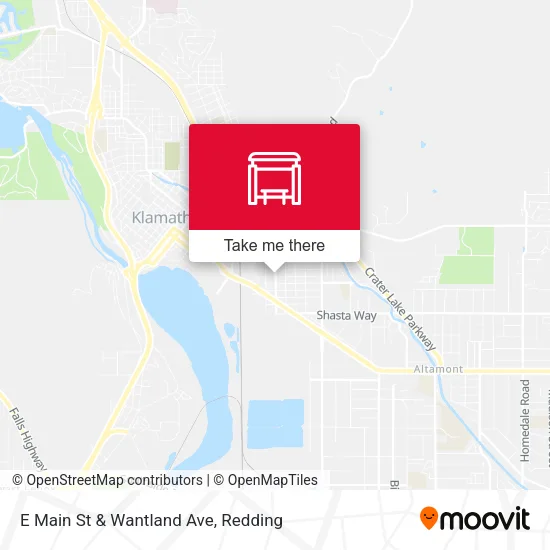 Mapa de E Main St & Wantland Ave