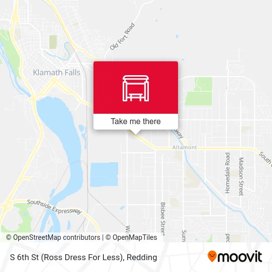 S 6th St (Ross Dress For Less) map