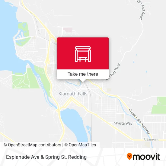 Mapa de Esplanade Ave & Spring St