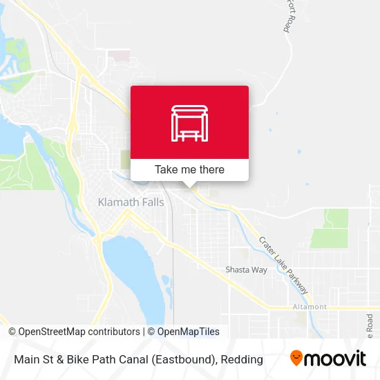 Mapa de Main St & Bike Path Canal (Eastbound)