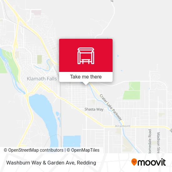 Mapa de Washburn Way & Garden Ave