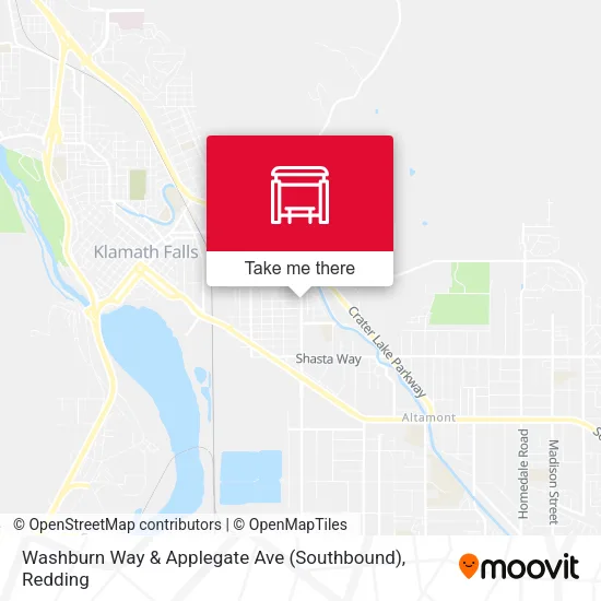 Washburn Way & Applegate Ave (Southbound) map