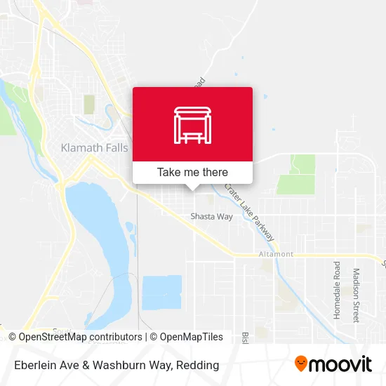 Mapa de Eberlein Ave & Washburn Way