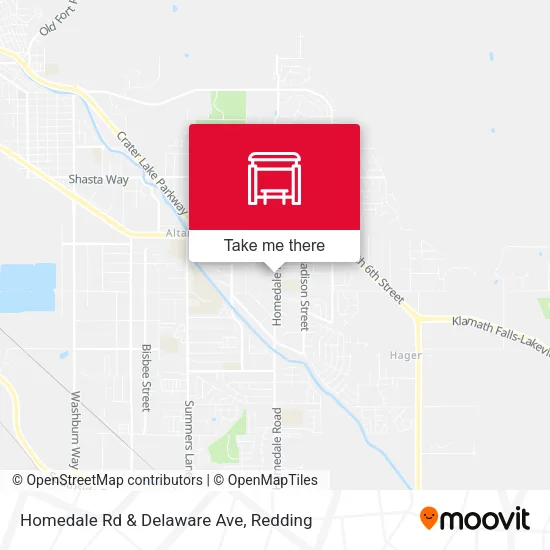 Mapa de Homedale Rd & Delaware Ave