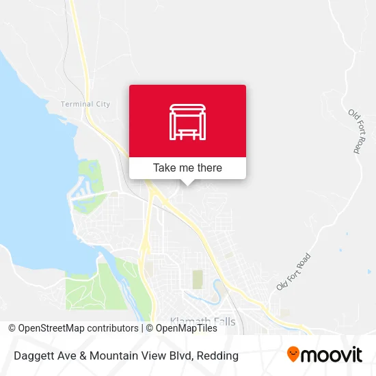 Mapa de Daggett Ave & Mountain View Blvd
