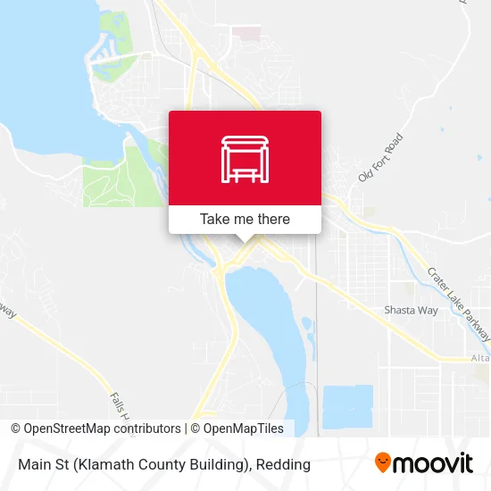Mapa de Main St (Klamath County Building)